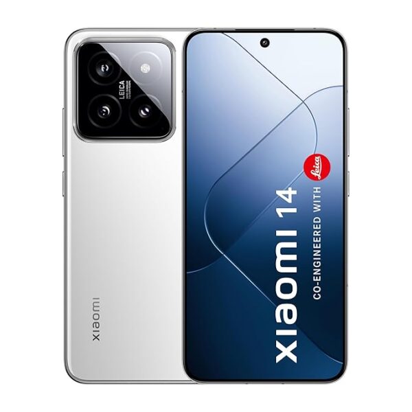 XIAOMI 14 (White, 12GB RAM, 512GB Storage) | 50MP Leica Professional Optics | 120 Hz 1.5K LTPO AMOLED | SD 8 Gen 3 Hyper OS