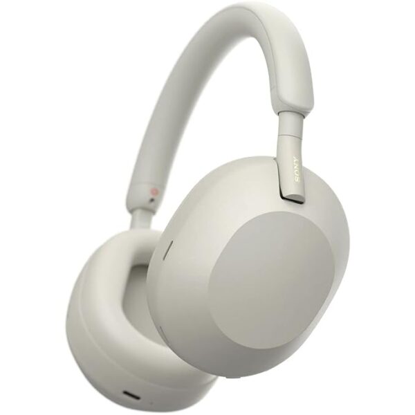 Sony WH-1000XM5 Noise Canceling Wireless Headphones - 30hr Battery Life - Over-Ear Style - Optimized for Alexa and Google Assistant - Built-in mic for Calls - Silver International Version.